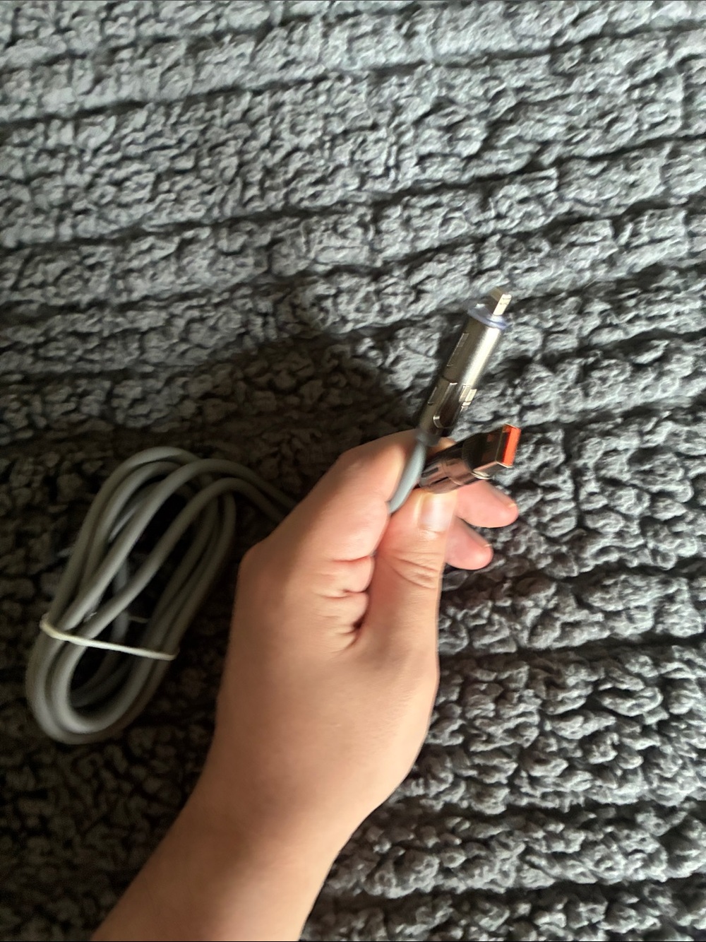 All in one lightning USB-C and USB charger
